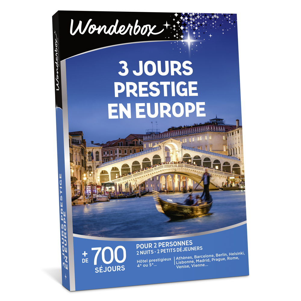 3 jours prestige en Europe