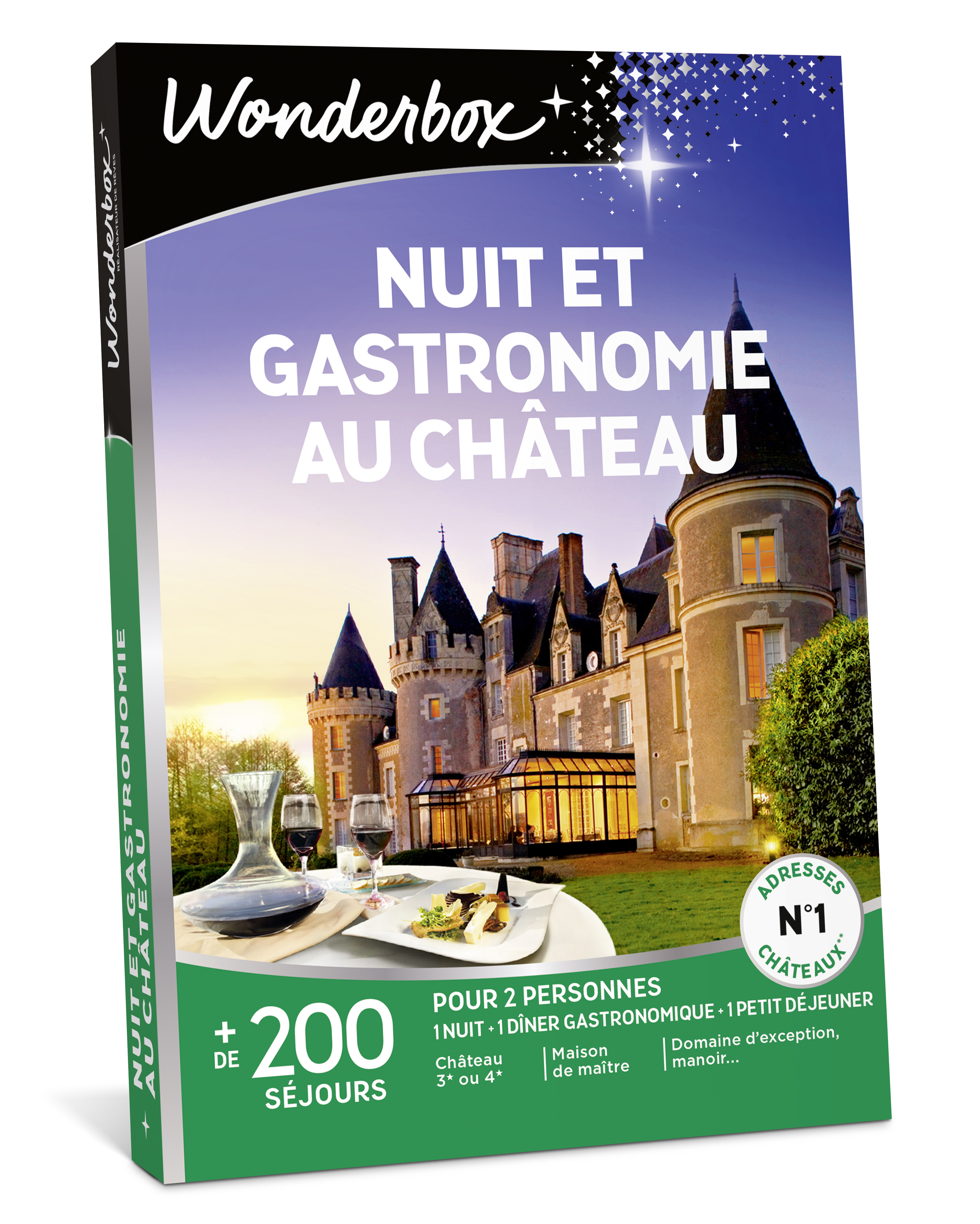 Nuit et gastronomie au château