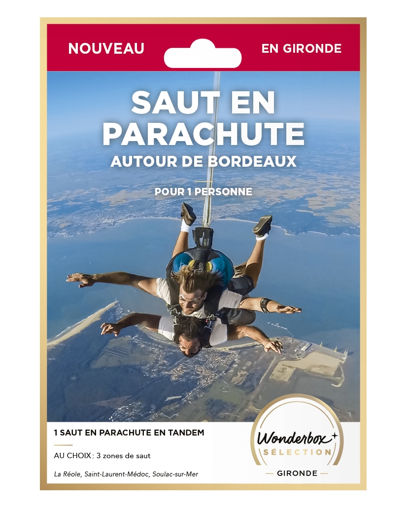 Saut en parachute autour de Bordeaux