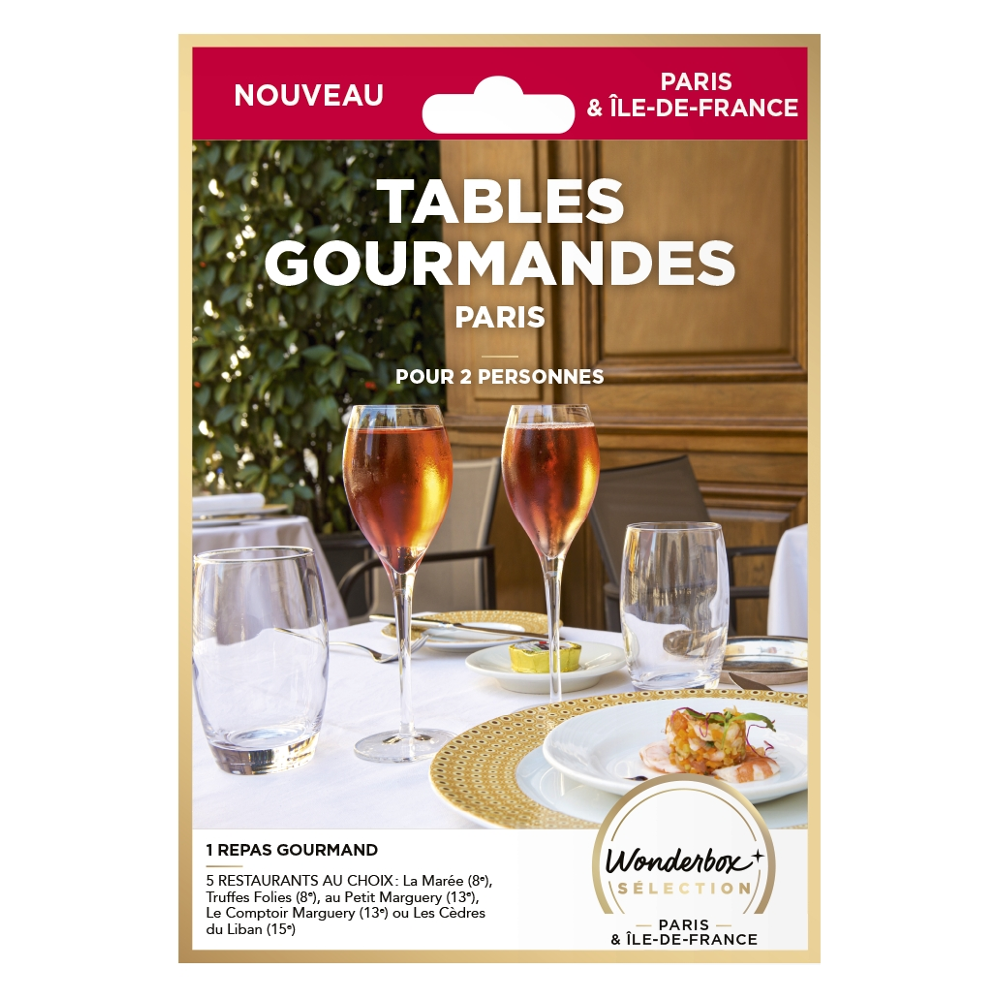 Tables gourmandes Paris