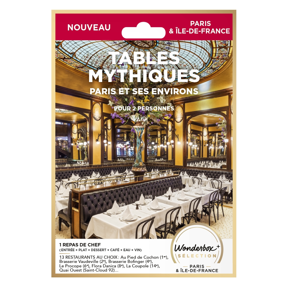 Tables mythiques Paris et ses environs