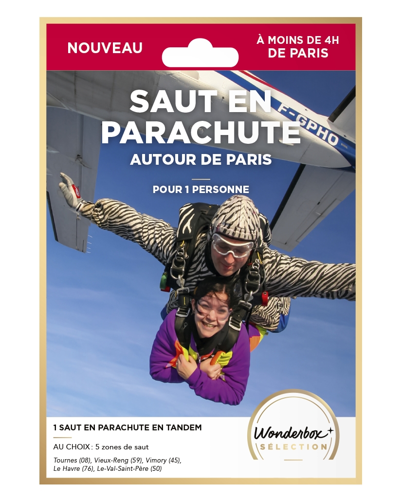 Saut en parachute autour de Paris