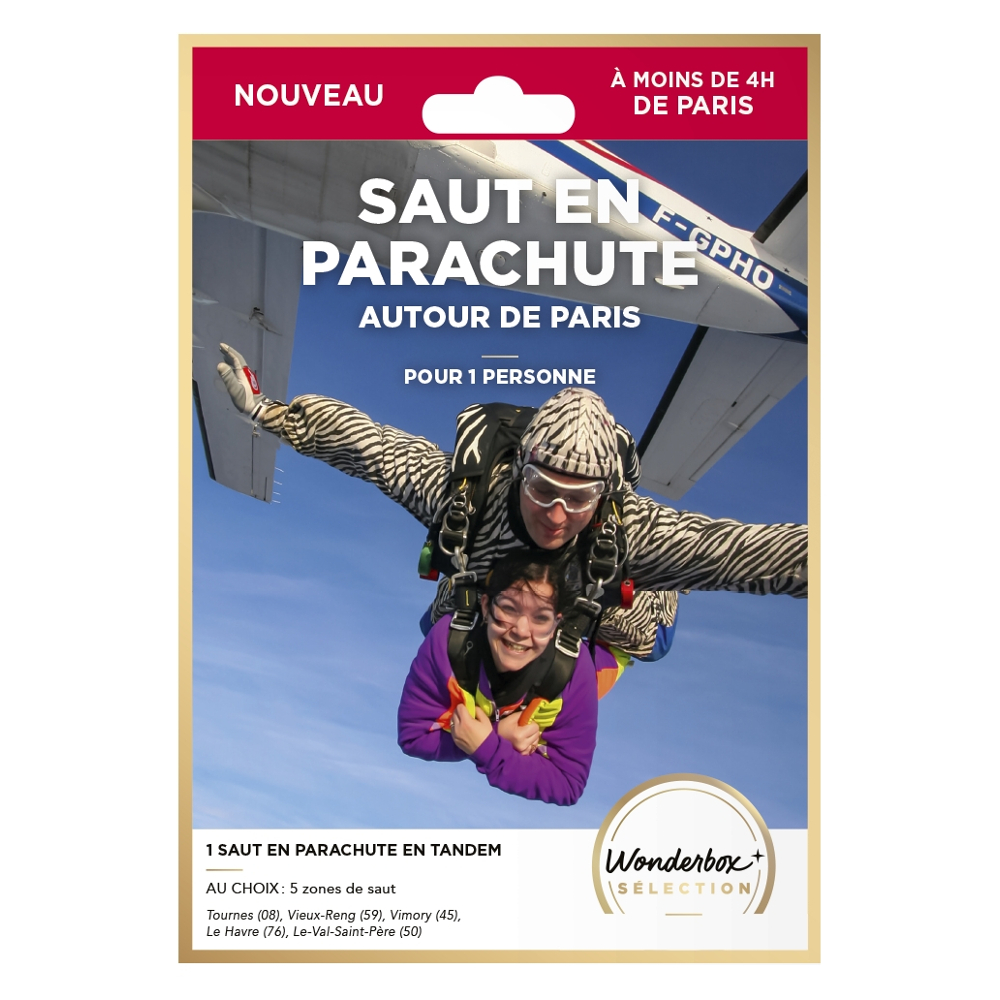 Saut en parachute autour de Paris