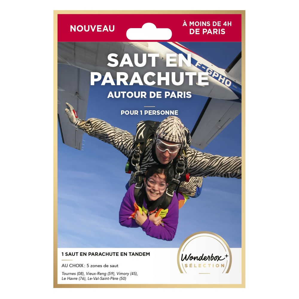 Saut en parachute autour de Paris
