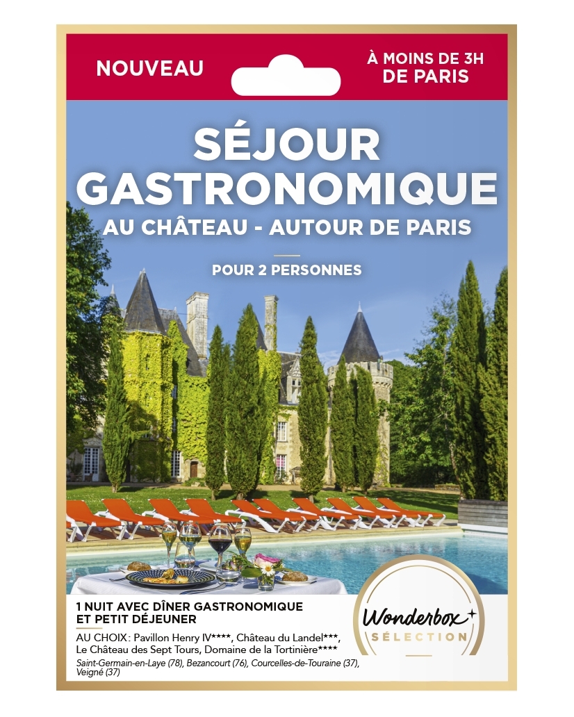 SÉJOUR GASTRONOMIQUE AU CHÂTEAU AUTOUR DE PARIS