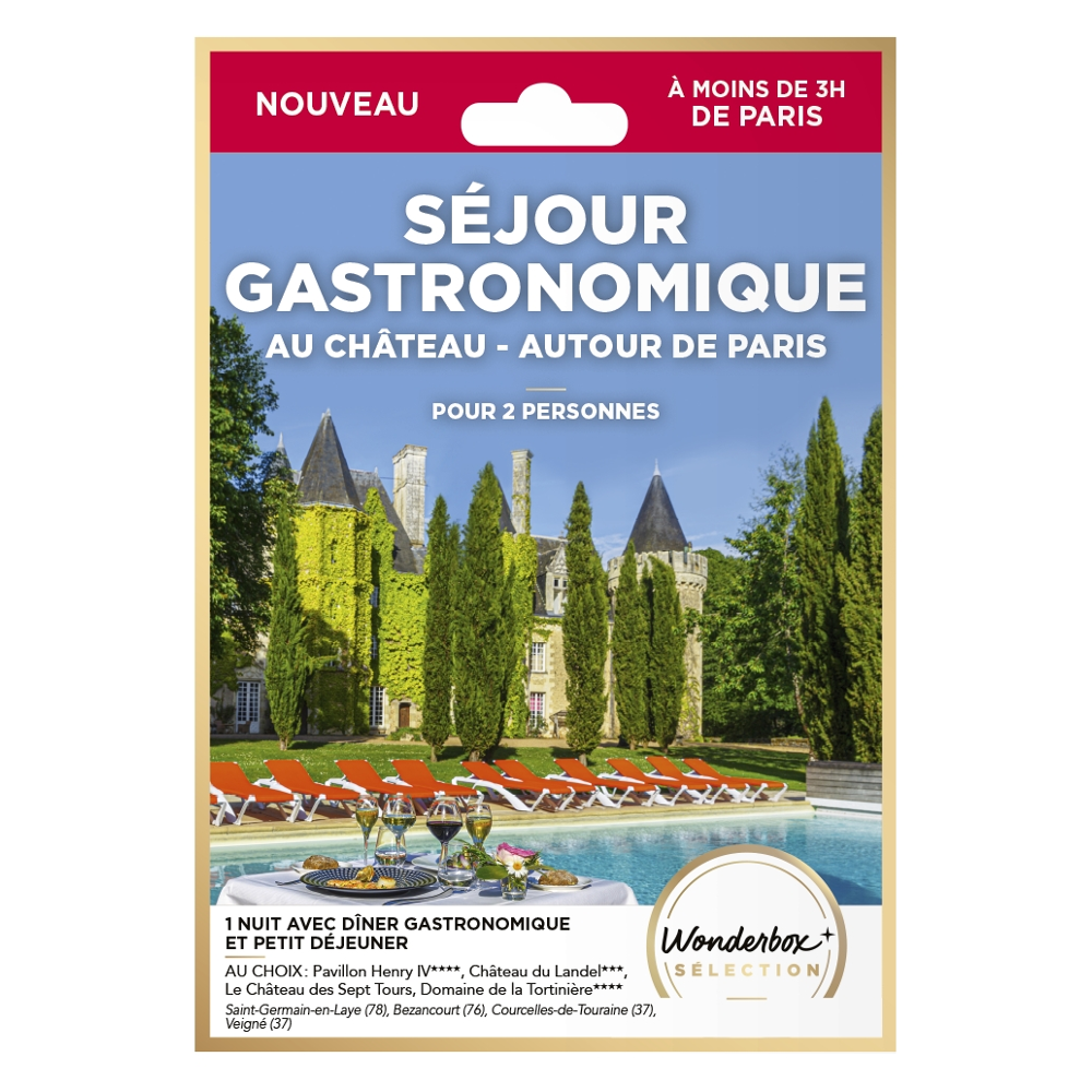 SÉJOUR GASTRONOMIQUE AU CHÂTEAU AUTOUR DE PARIS