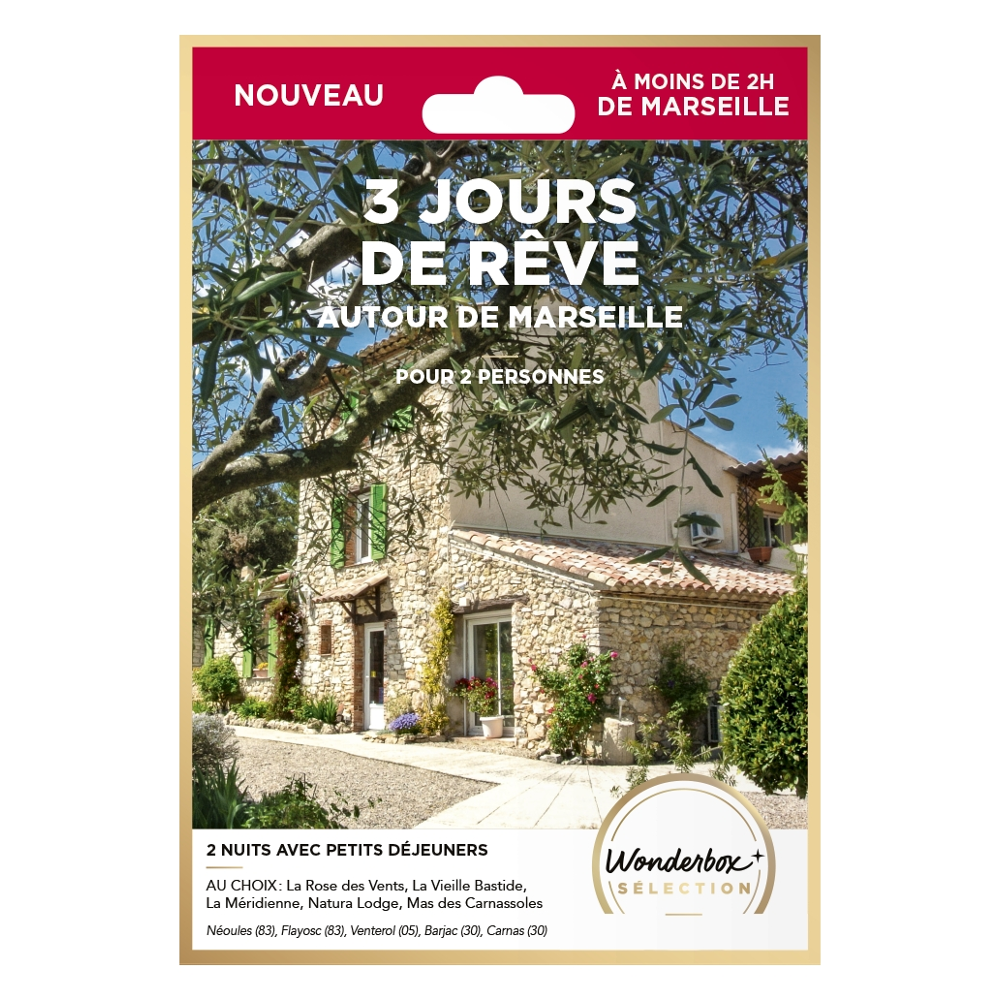 3 jours de rêve autour de Marseille