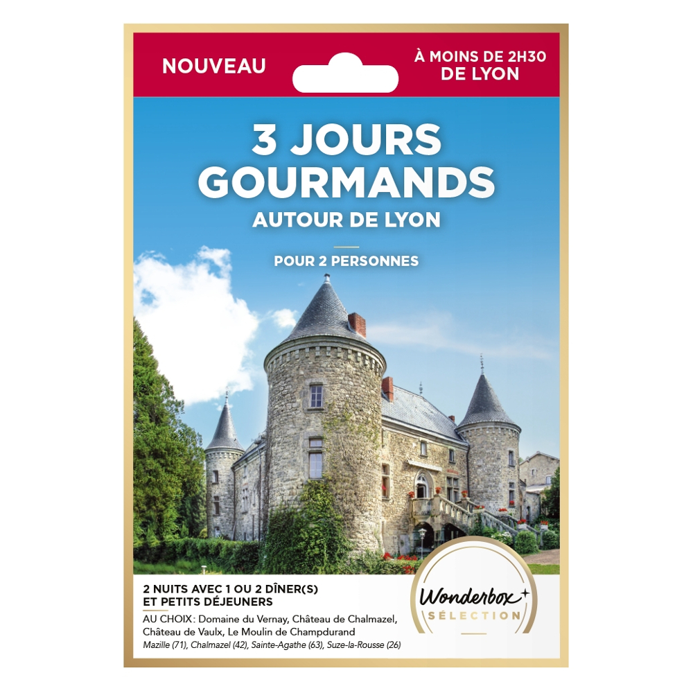 3 JOURS GOURMANDS - AUTOUR DE LYON