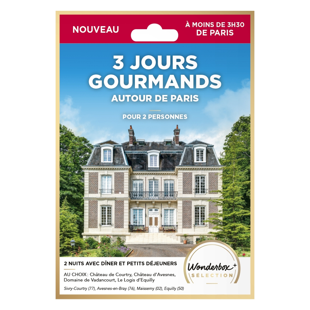 3 JOURS GOURMANDS AUTOUR DE PARIS