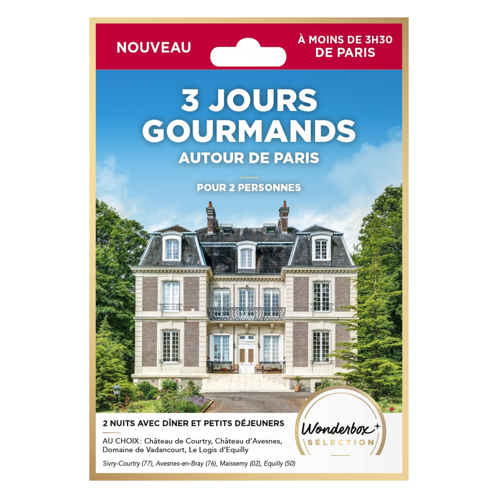 3 JOURS GOURMANDS AUTOUR DE PARIS