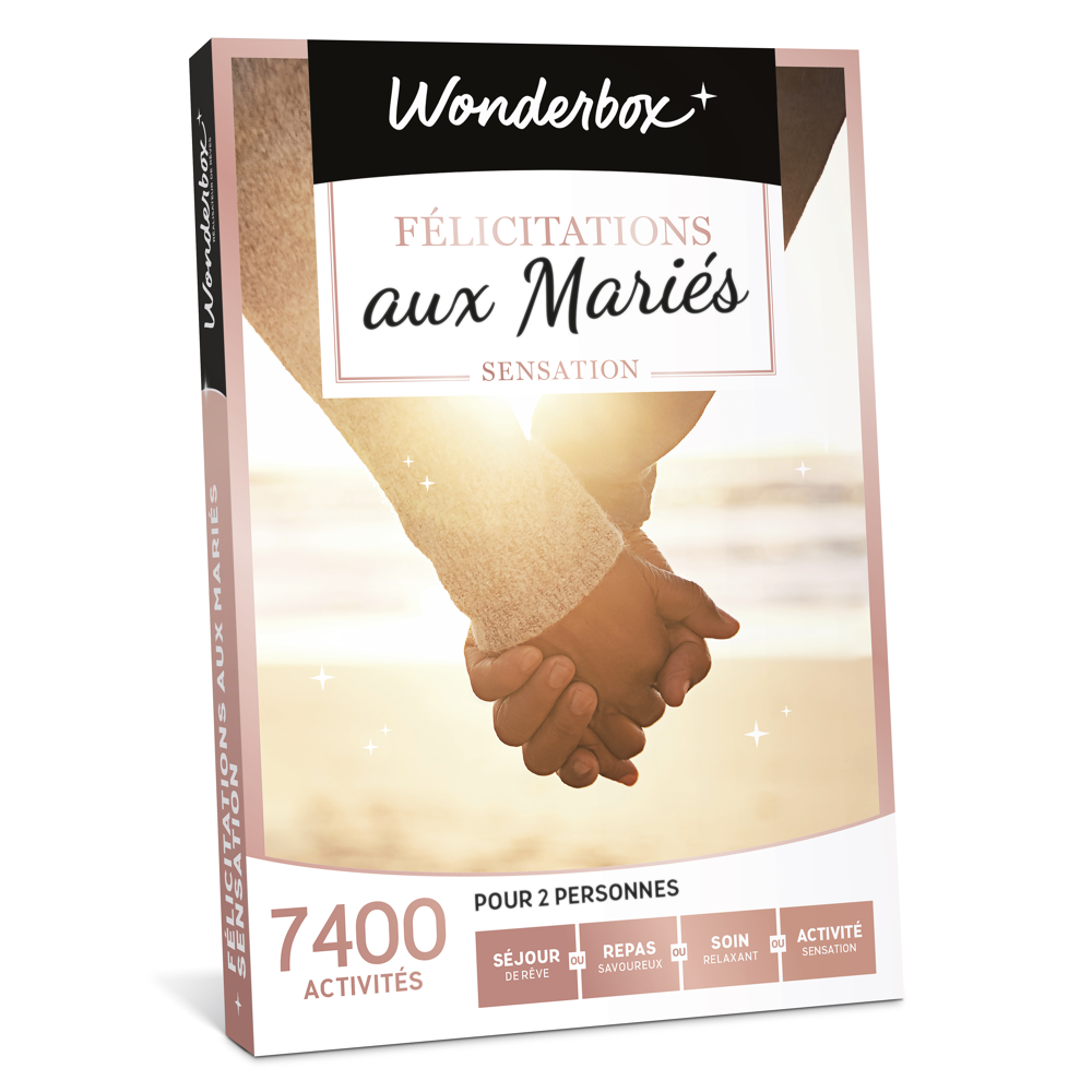 Félicitations aux mariés sensation