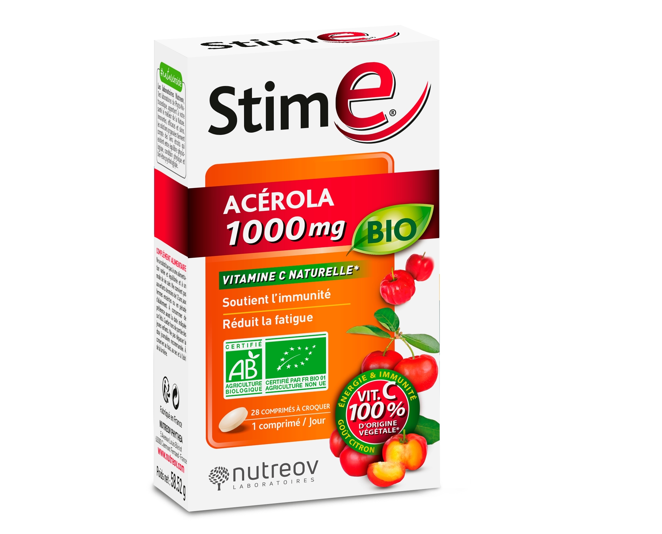 Stim E Acerola 1000 Bio 28 Comprimés