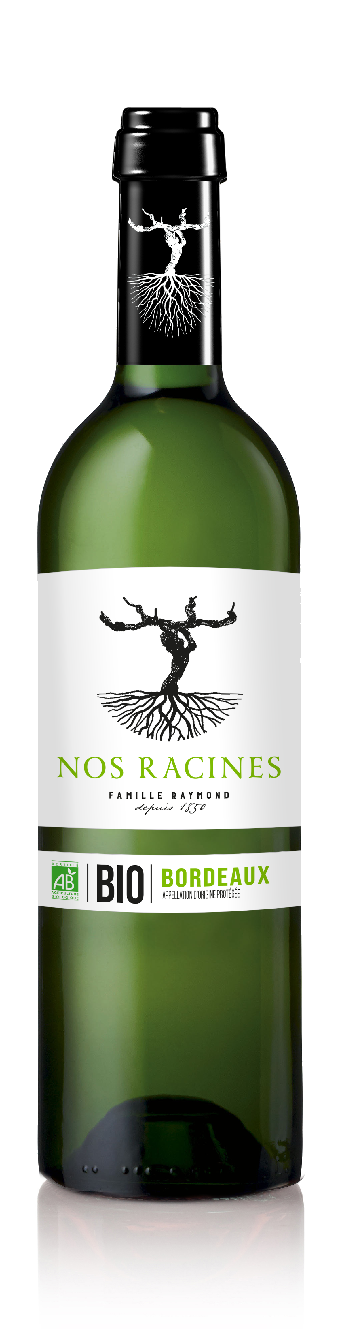 Nos racines BIO, 2021 - Bordeaux AOP - Blanc Sec - 75 cl