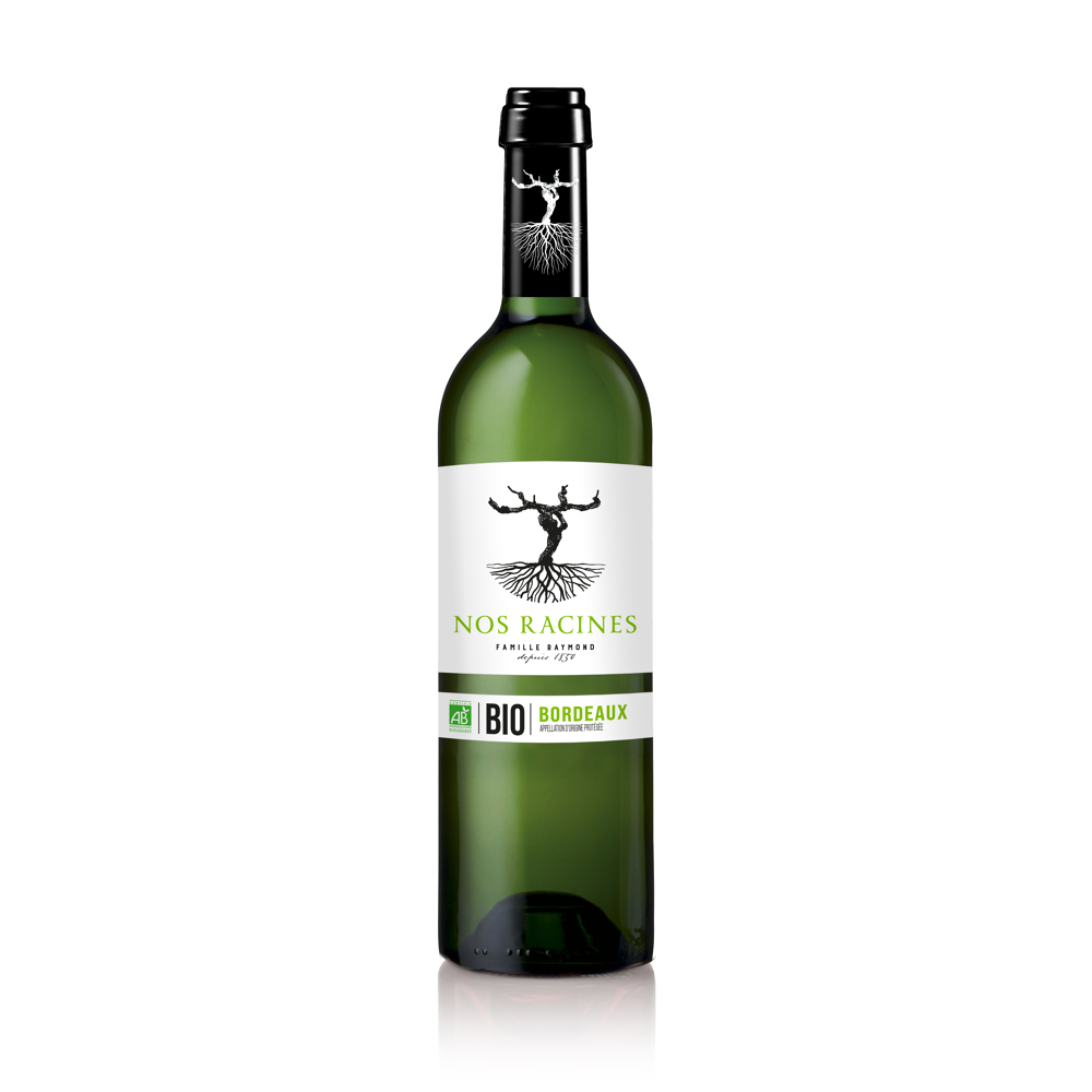 Nos racines BIO, 2021 - Bordeaux AOP - Blanc Sec - 75 cl