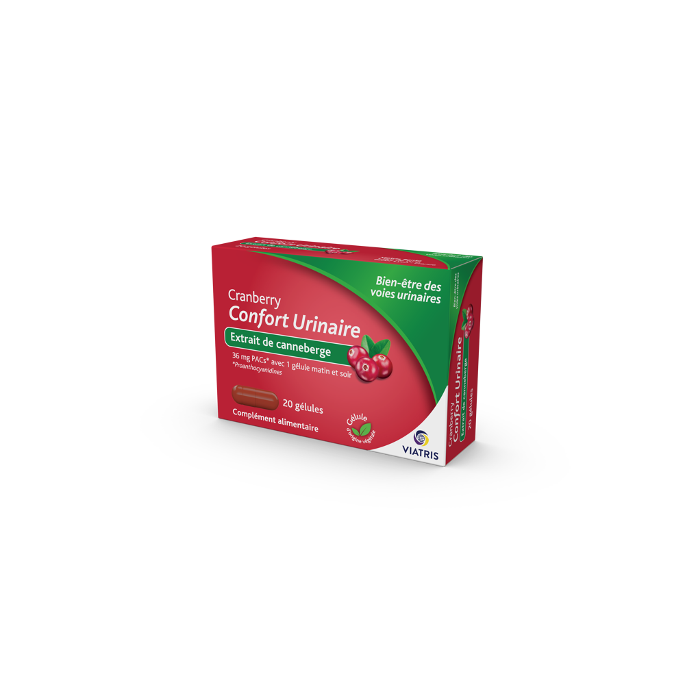 Cranberry Confort Urinaire 20 gelules