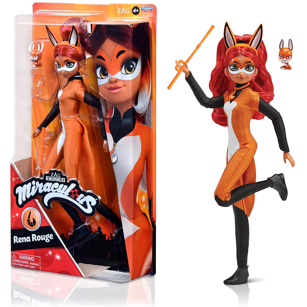 Miraculous - Mini-poupée - Rena Rouge - Poupée articulée 12 cm et ses accessoires