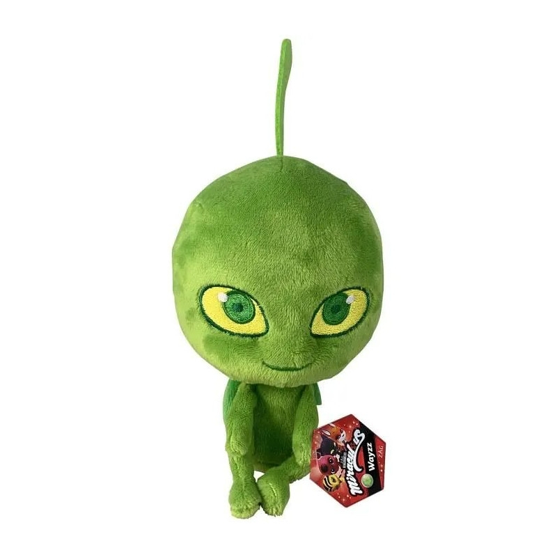 Miraculous - Peluche Kwami Toute Douce 15 cm-Wayzz (Couleurs aléatoires)