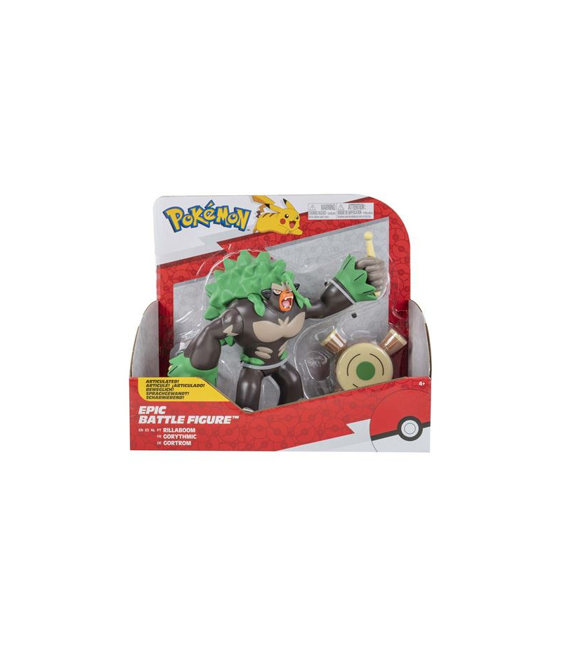 Bandai - Pokémon - Figurine légendaire 30 cm - Gorythmic - JW0182