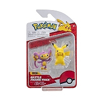 Pack de 2 figurines Battle Pokémon - Capucin et Pikachu