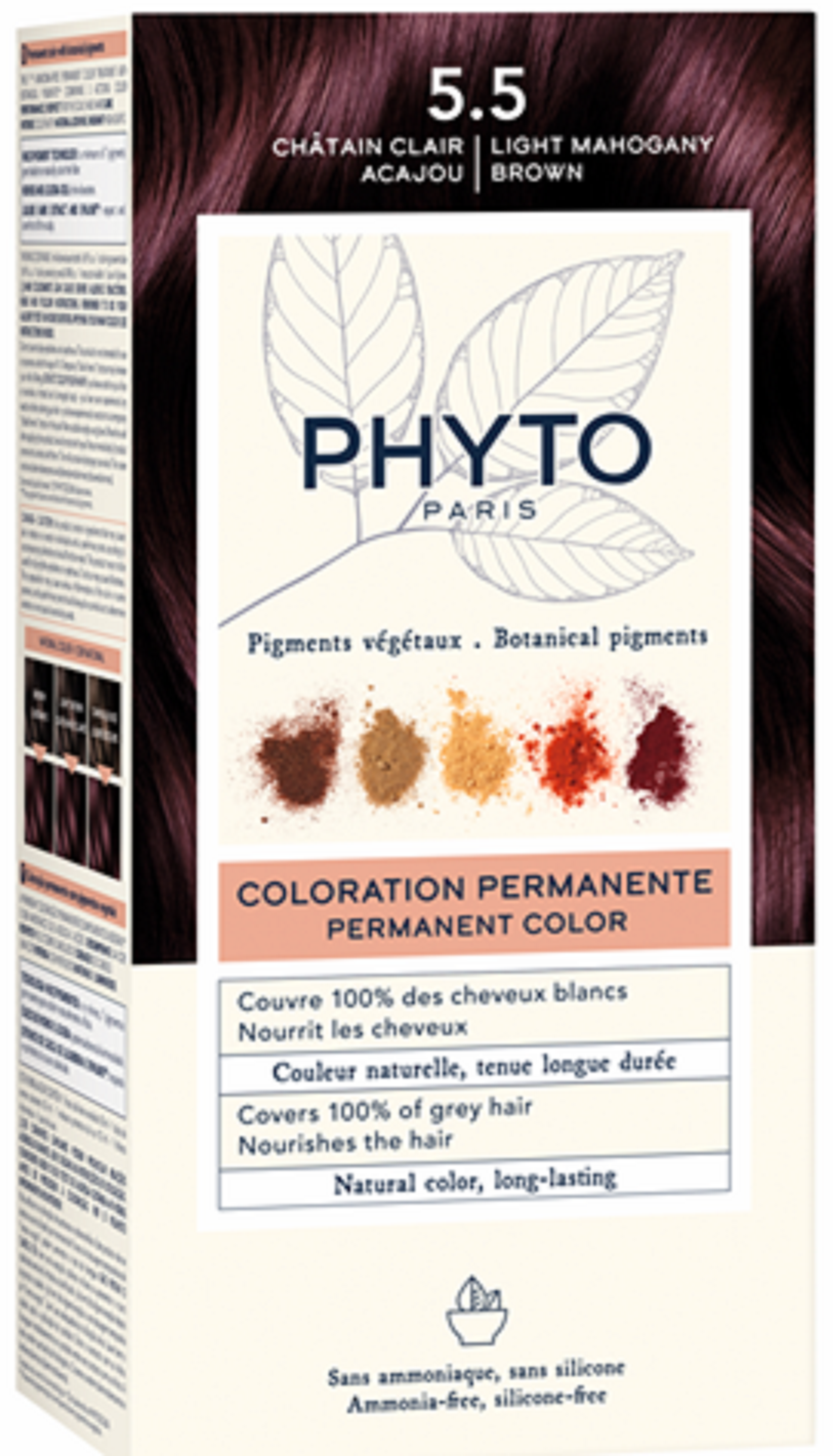 Kit coloration - 5.5 marron acajou nouvelle teinte