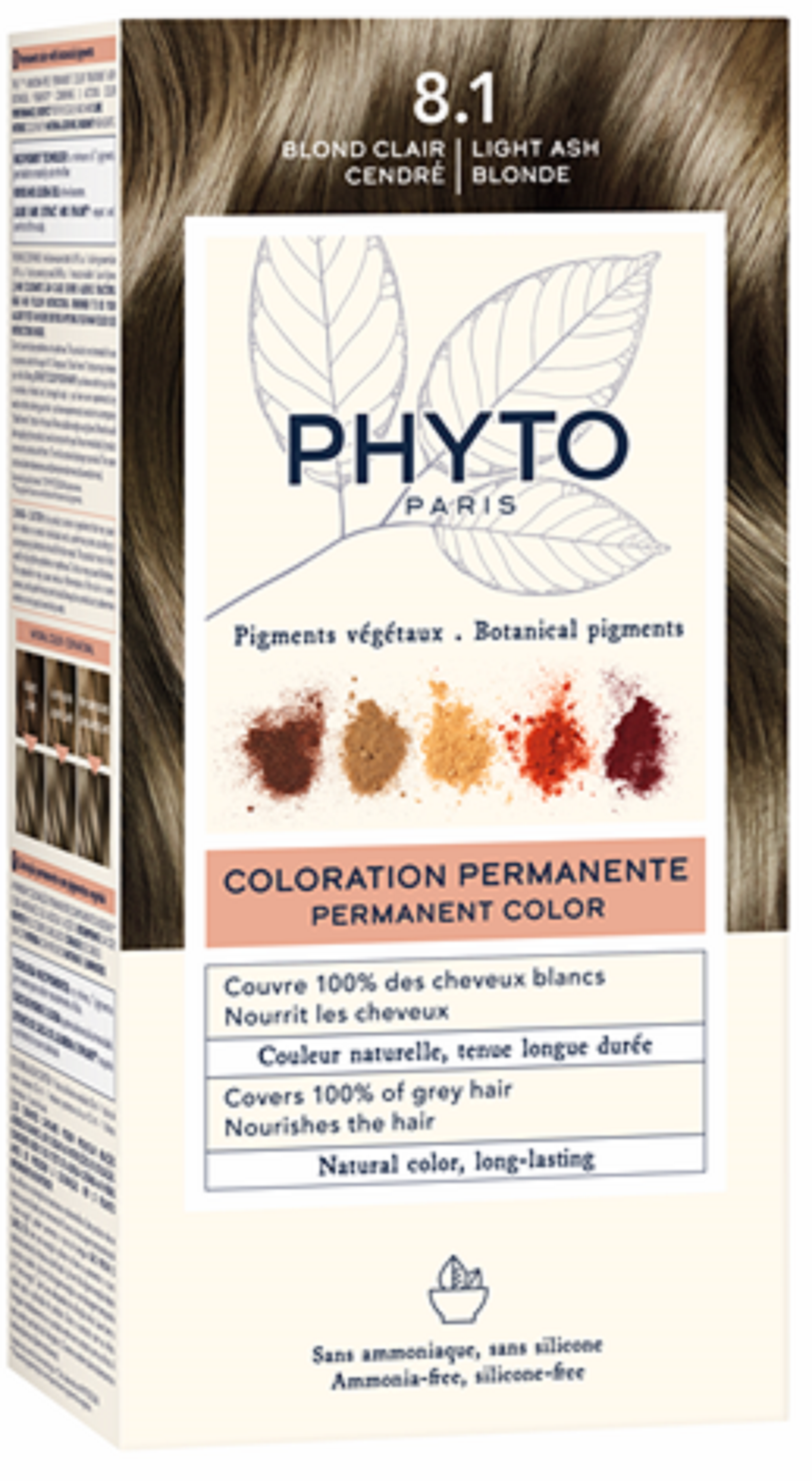 Kit coloration - 8.1 blond clair cendré nouvelle teinte