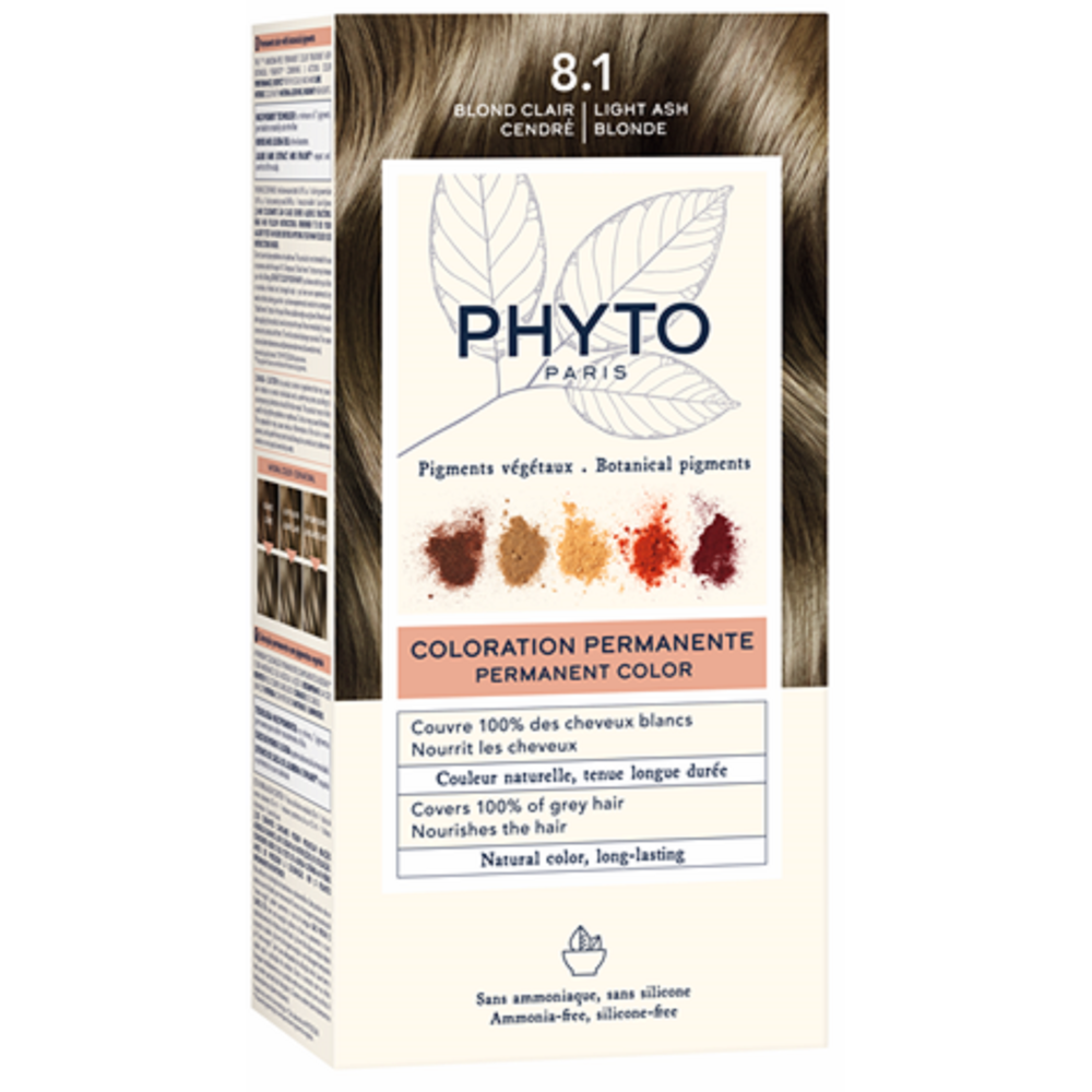 Kit coloration - 8.1 blond clair cendré nouvelle teinte