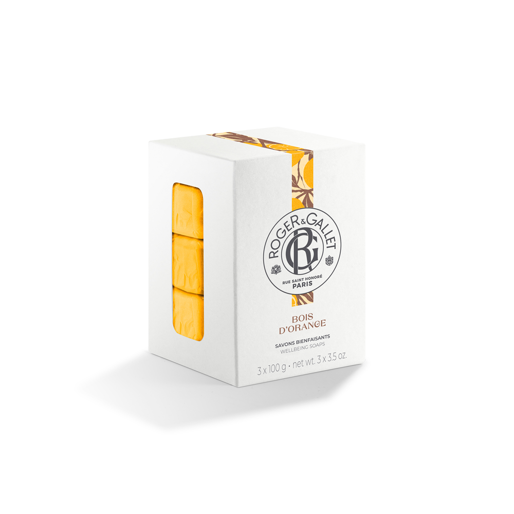 Savon Bienfaisant Coffret 3 x 100g - Bois d'Orange