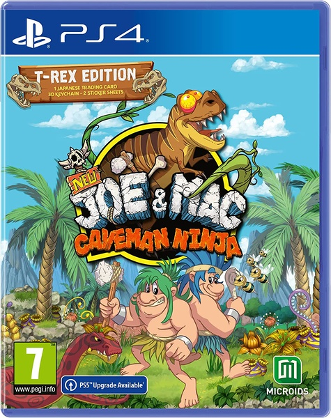 New Joe & Mac : Caveman Ninja - T-Rex Edition (PS4)