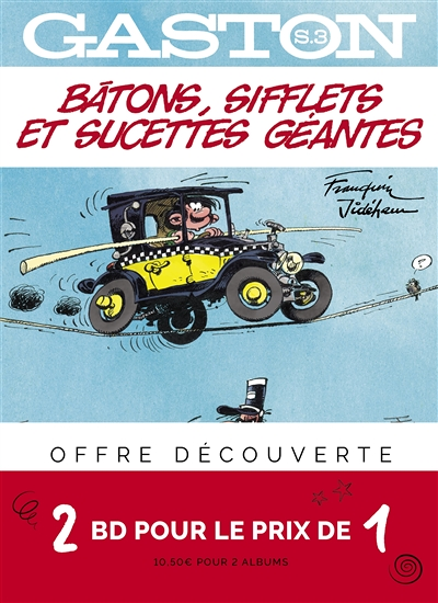 Gaston hors-série - bi-pack T2 + T1 (offert) (BD)