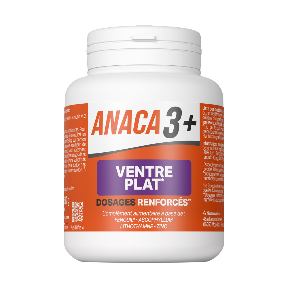 Anaca3 + Ventre plat 120 gélules