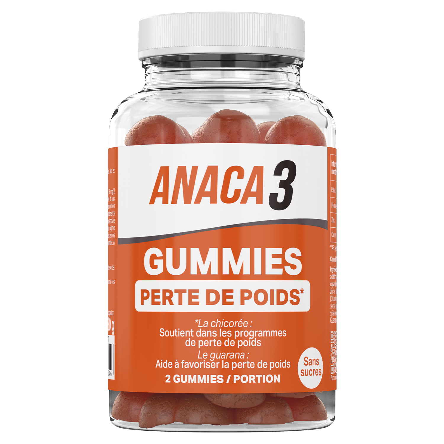 Anaca3 Gummies Perte de poids x60 gummies