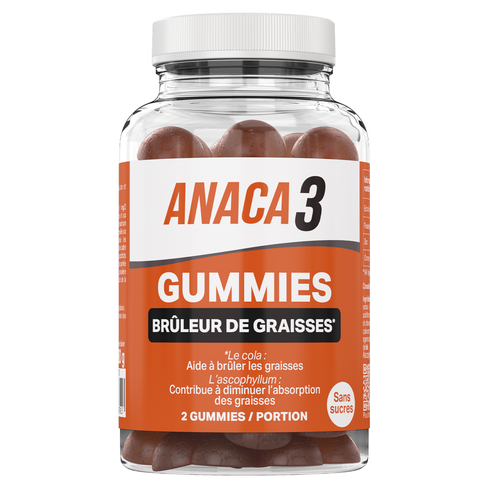 Anaca3 Gummies Brûleur de graisses x60 gummies