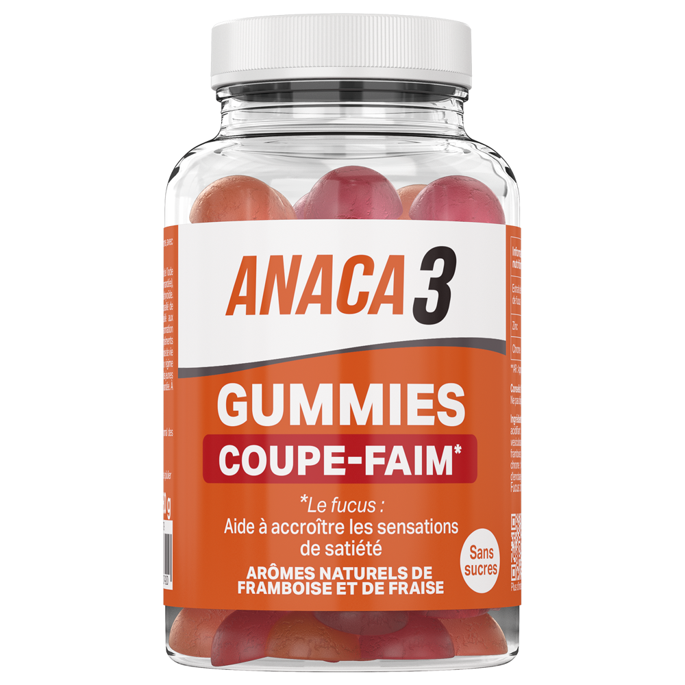 Anaca3 Gummies Coupe-Faim x60 gummies