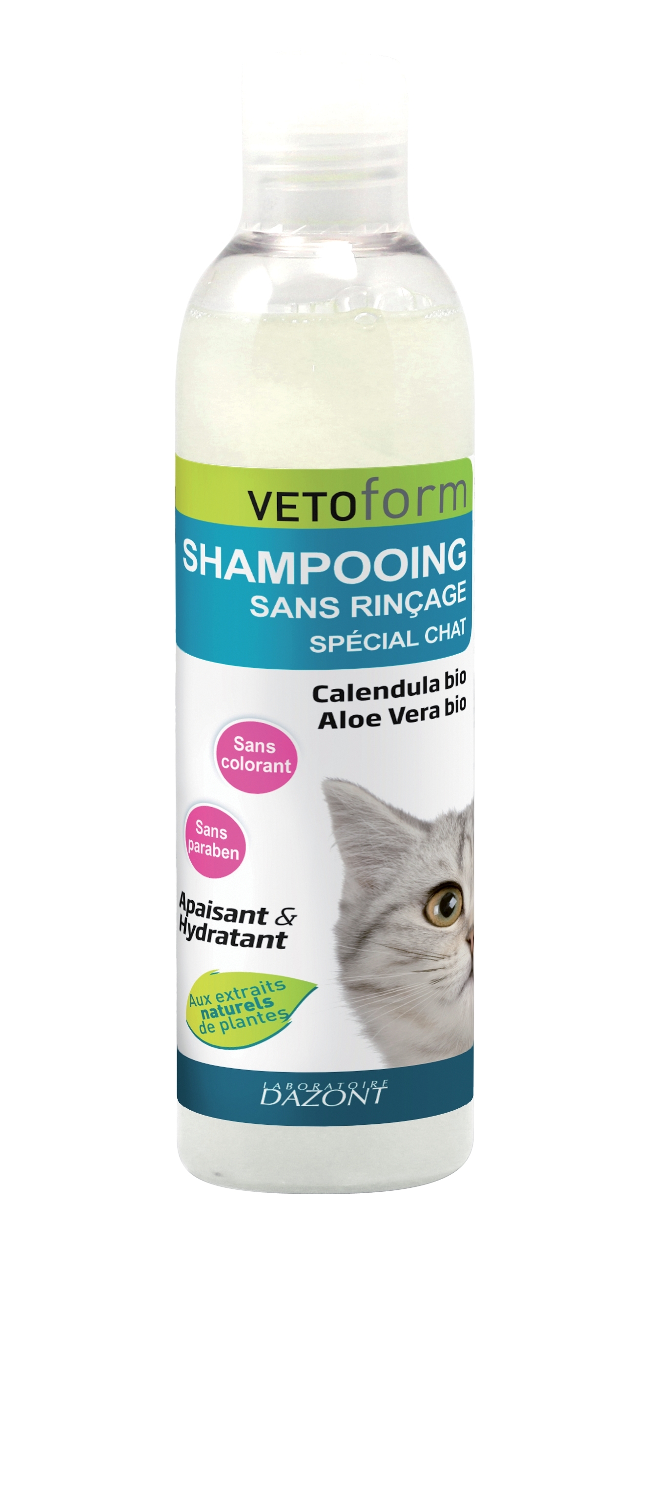 Shampooing sans rinçage Spécial chien et chat 200 ml