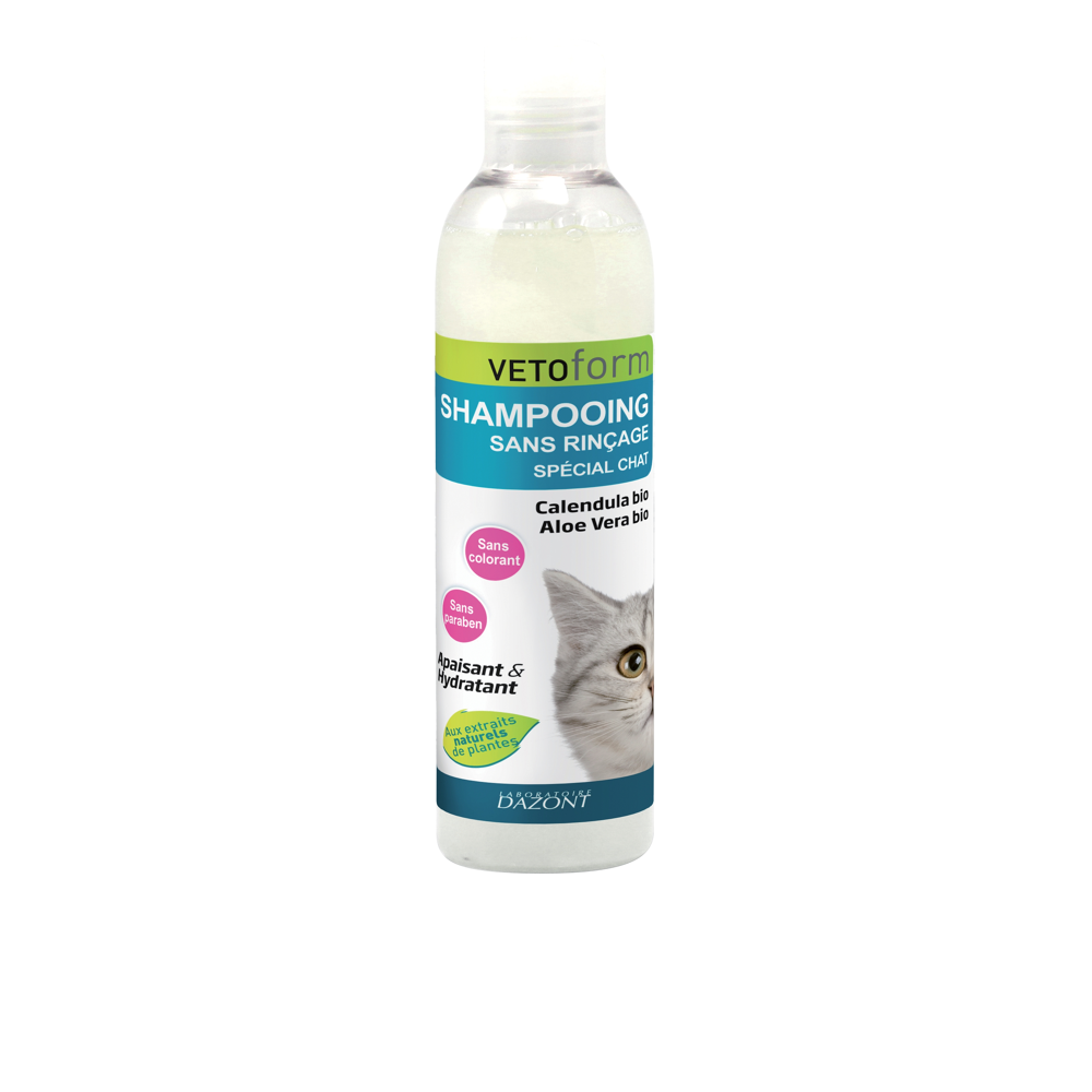 Shampooing sans rinçage Spécial chien et chat 200 ml