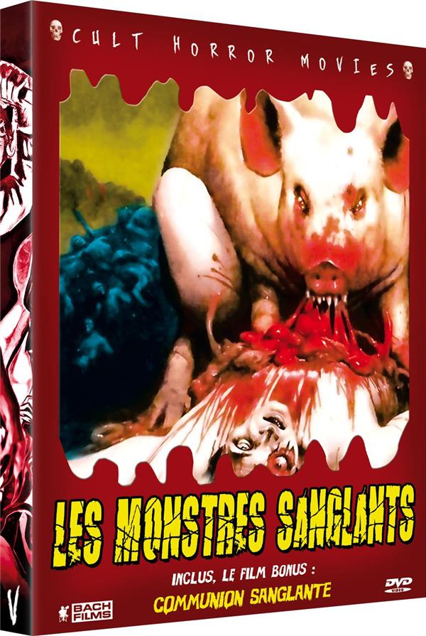 cult horror movies, vol. 16 : les monstres sanglants + communion sanglante DVD