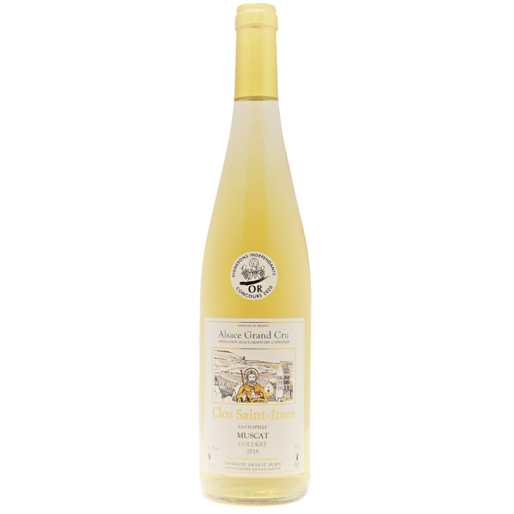 Domaine Burn - Clos Saint-Imer La Chapelle, 2018 - Alsace Muscat AOP - Blanc Demi-sec - 75 cl