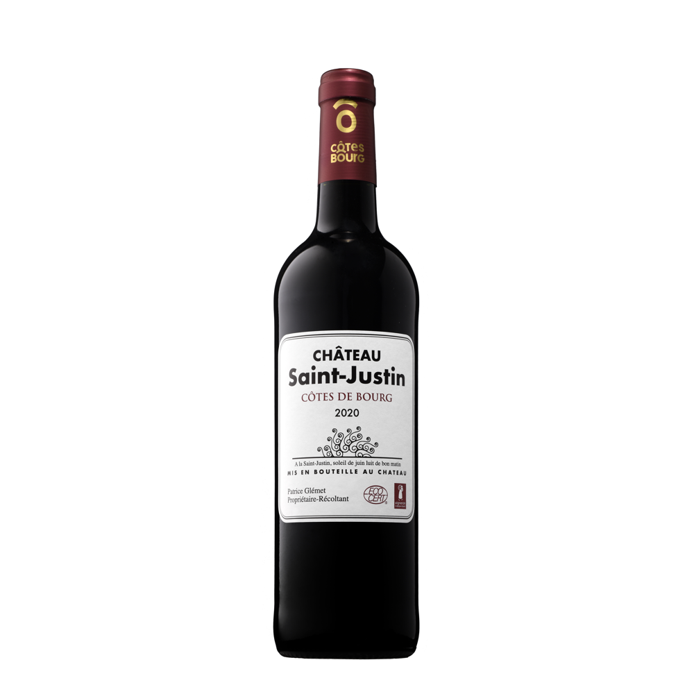 Château Saint-Justin BIO, 2020 - Côtes de Bourg AOP - Rouge - 75 cl