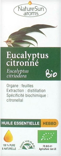 Huile essentielle eucalyptus citronné 10ml