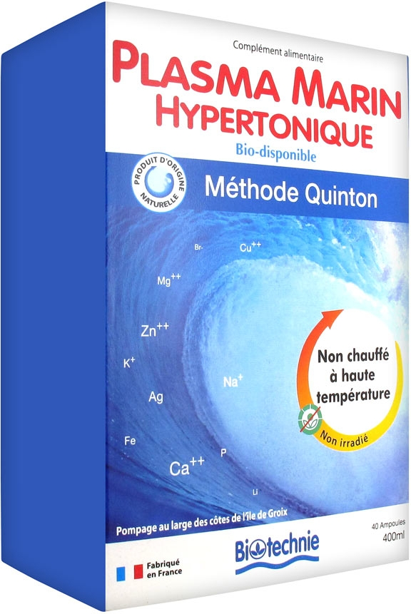 Cure marin hypertonique action 20 jours 40 ampoules