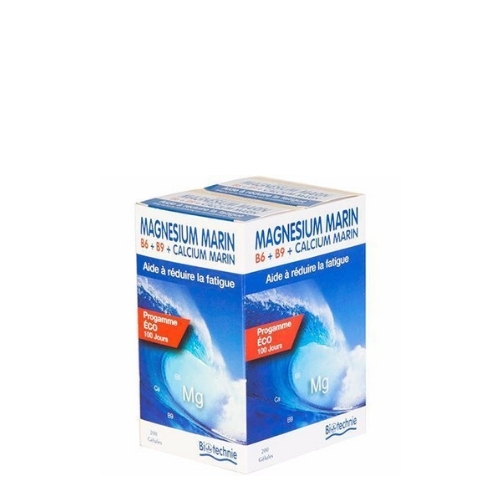 Magnésium marin B6 B9 200 gélules