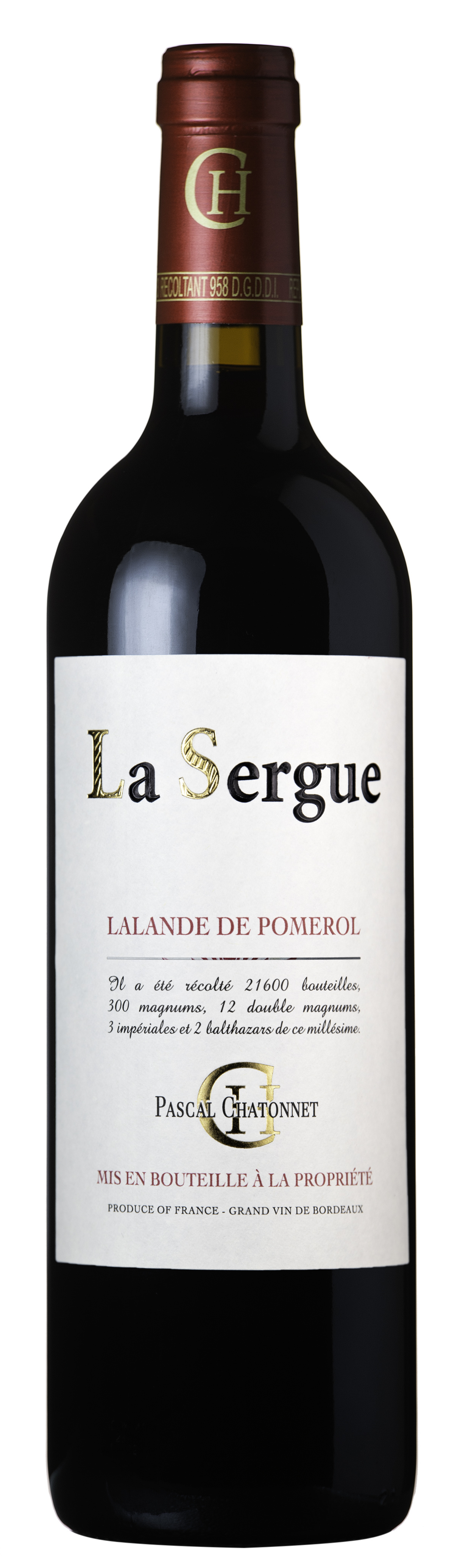 La Sergue, 2020 - Lalande de Pomerol AOP - Rouge - 75 cl
