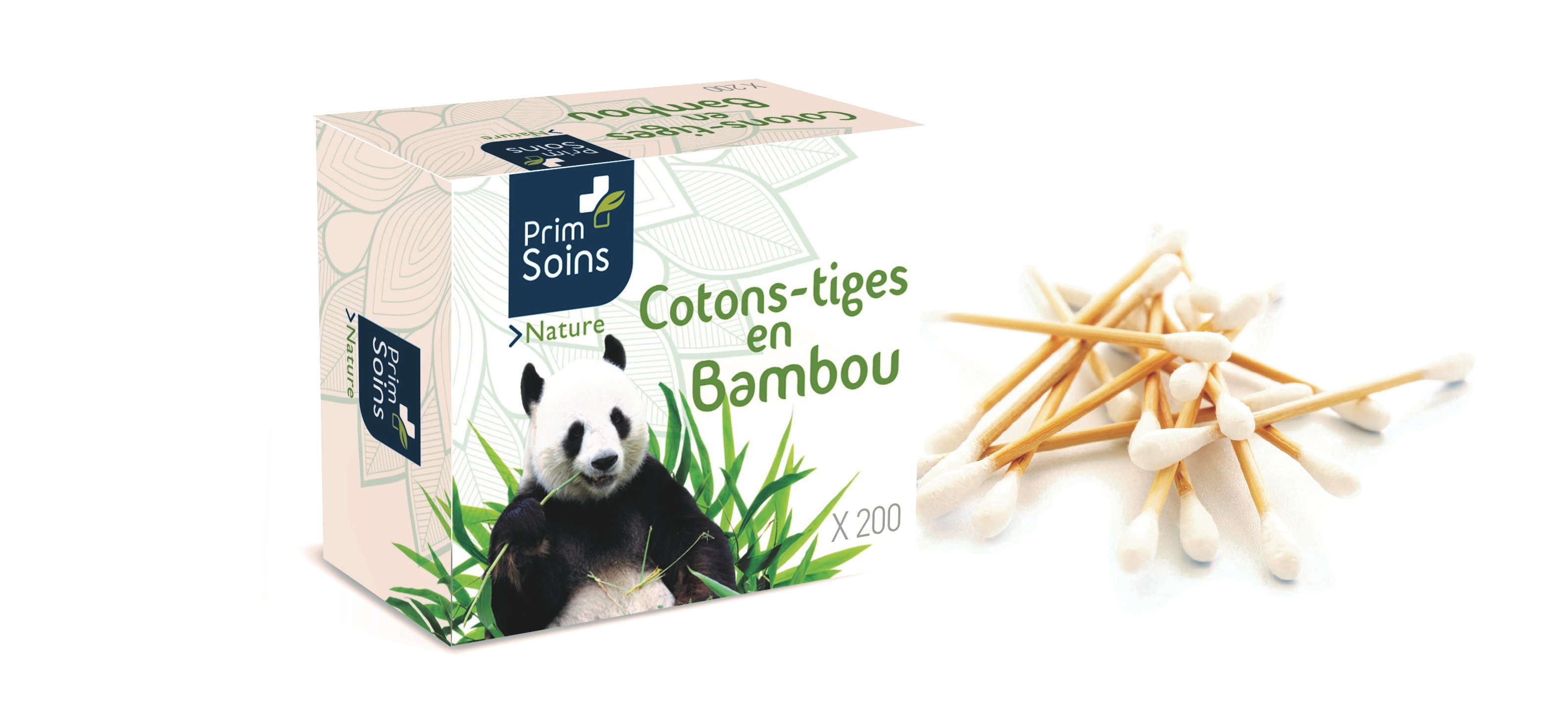 Coton tiges En Bambou x200