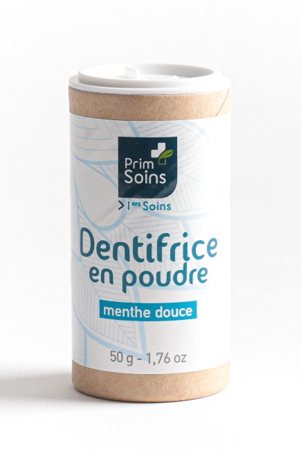 Prim'Soins Dentifrice En Poudre A La Menthe Douce 50G