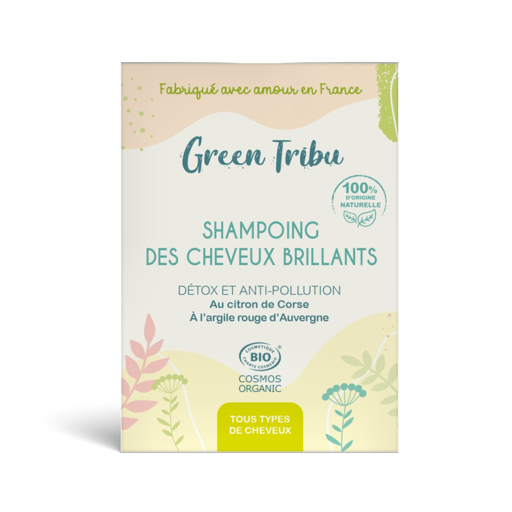 Shampoing des cheveux brillants 85g
