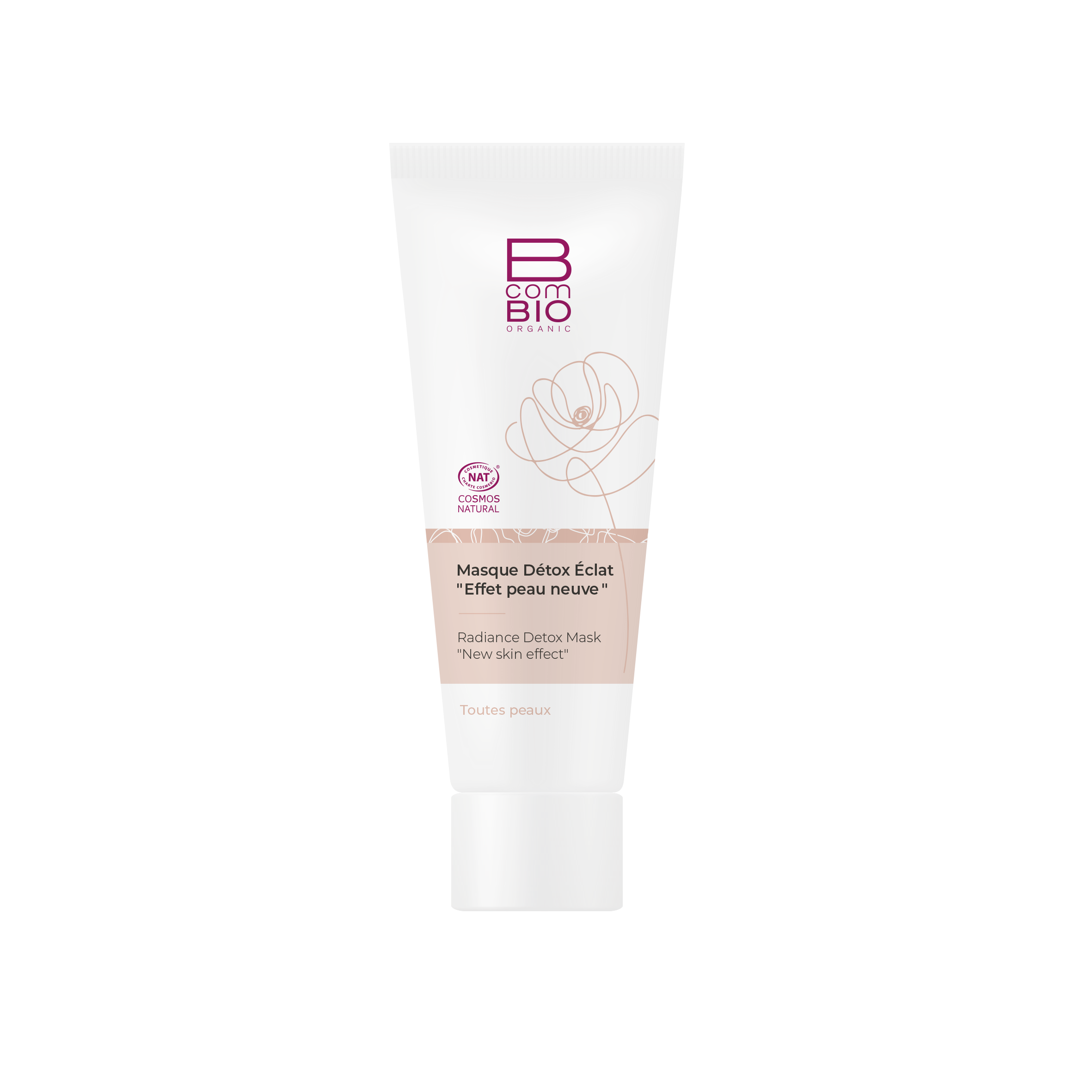Masque détoxifiant « Effet peau neuve » bio 50 ml