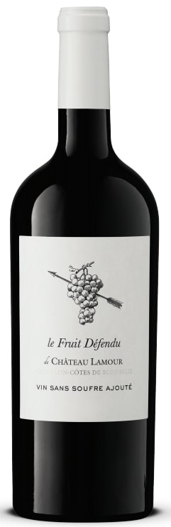 Le Fruit Défendu du Château Lamour Sans Sulfites Ajoutés, 2019 - Castillon Côtes de Bordeaux AOP - Rouge - 75 cl