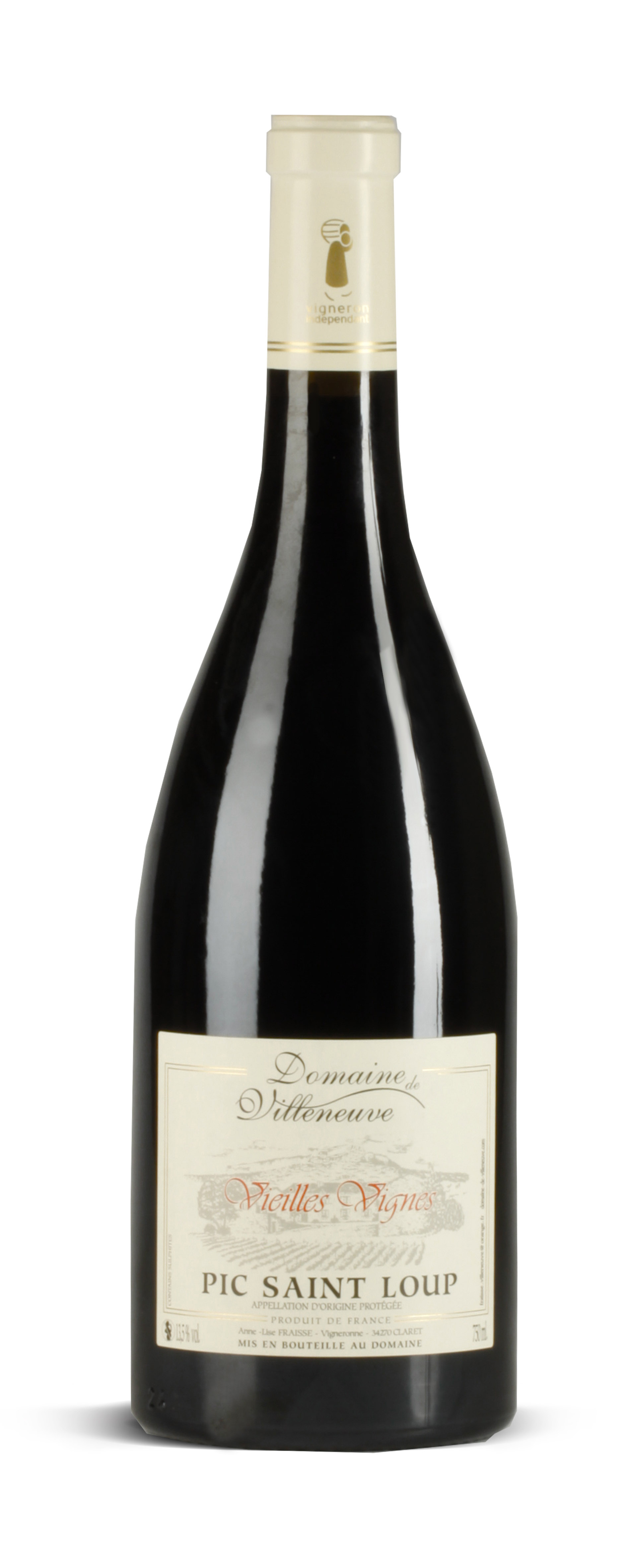 Domaine de Villeneuvre Pic Saint-Loup, 2020 - Languedoc AOP - Rouge - 75 cl