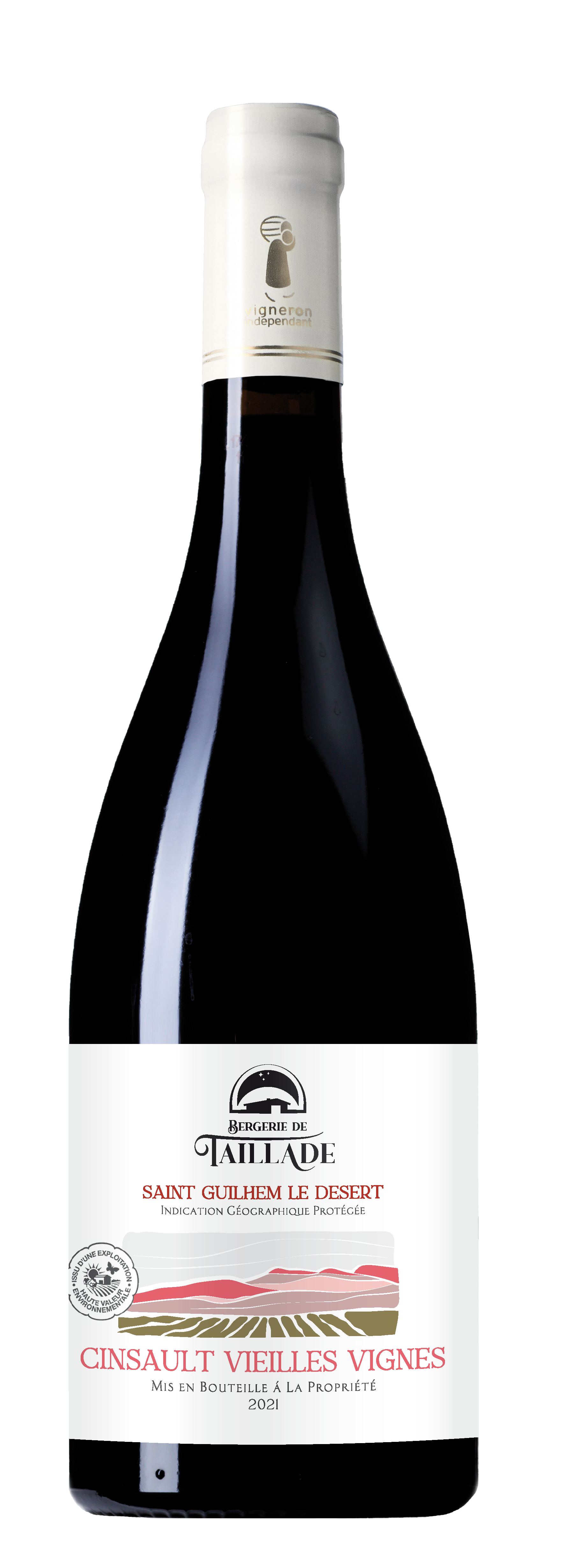Bergerie de Taillade Cinsault, 2021 - Saint-Guilhem le Désert IGP - Rouge - 75 cl