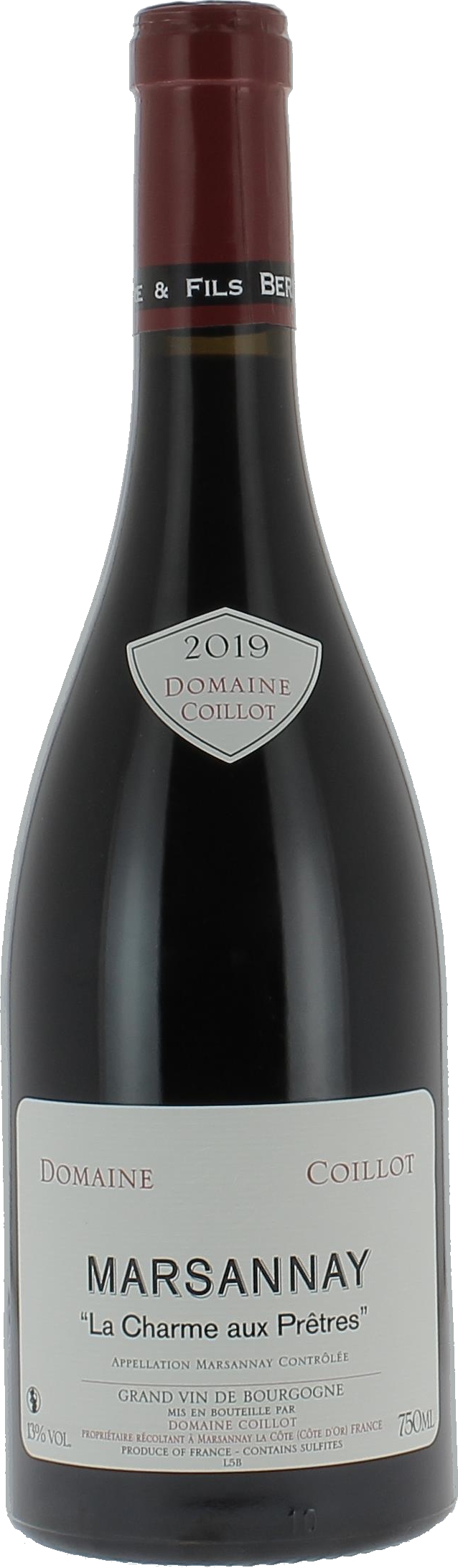 Domaine Coillot La Charme aux Prêtres, 2019 - Marsannay AOC - Rouge - 75 cl